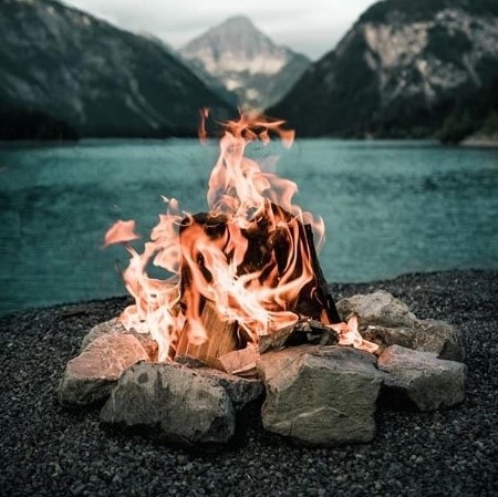 Bild eines Feuers